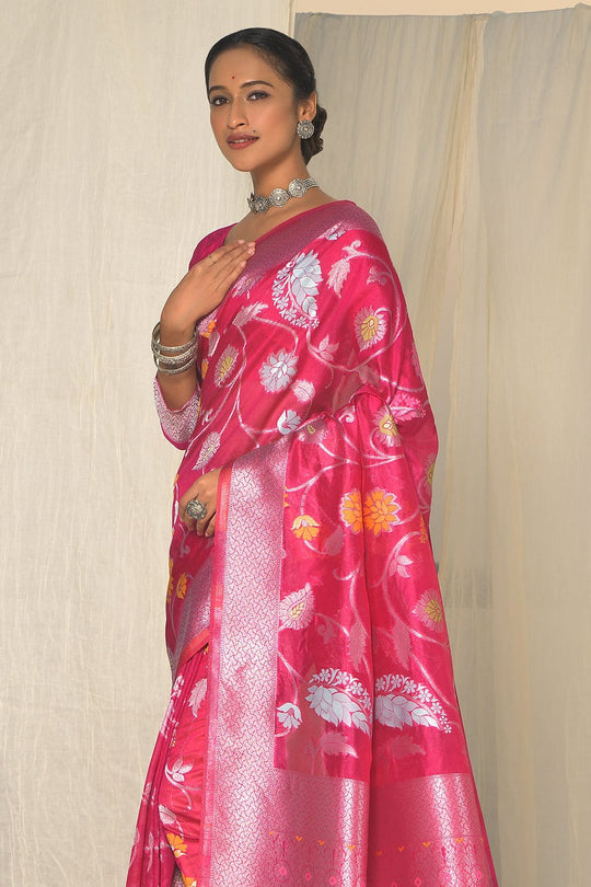 organza saree online