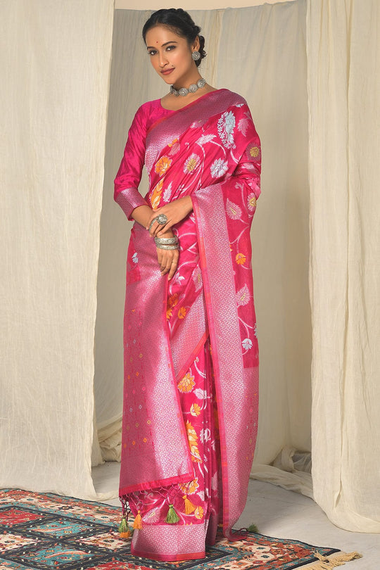 organza saree blouse design