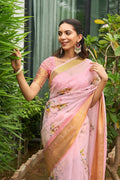 organza saree