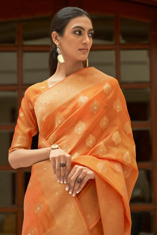 organza saree online
