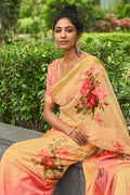 organza saree