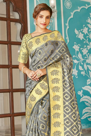 organza saree online