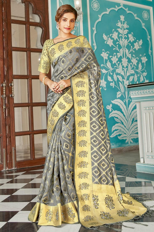 organza saree