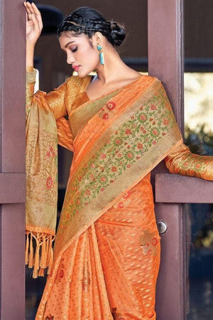 organza saree online
