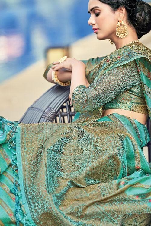 organza saree online