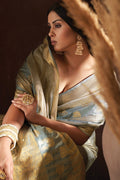 organza silk saree