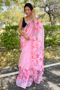 organza saree