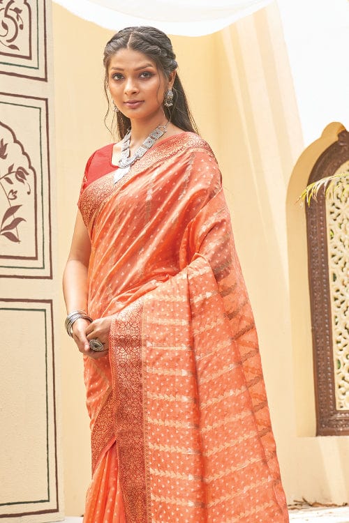 organza saree