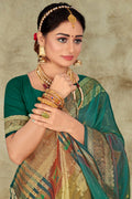 organza saree
