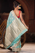 Organza Saree Tiffany Blue Organza Saree saree online