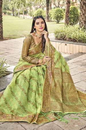 organza saree online