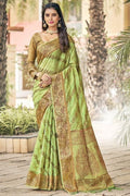 organza saree