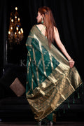 organza saree material