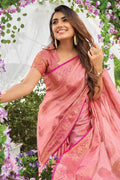 organza silk saree