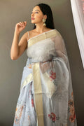 organza saree online