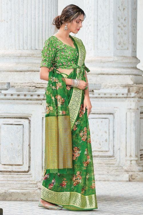 organza saree material