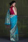 Paithani - Ikat Saree Maya Blue Paithani - Ikat Saree saree online