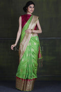 Paithani - Ikat Saree Mint Green Paithani - Ikat Saree saree online