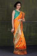 Paithani - Ikat Saree Orange Paithani - Ikat Saree saree online
