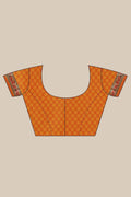 Paithani - Ikat Saree Orange Paithani - Ikat Saree saree online