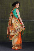 Paithani - Ikat Saree Orange Paithani - Ikat Saree saree online