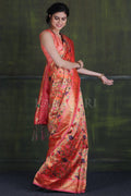 Paithani - Ikat Saree Rose Pink Paithani - Ikat Saree saree online