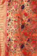 Paithani - Ikat Saree Rose Pink Paithani - Ikat Saree saree online