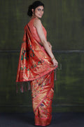 Paithani - Ikat Saree Rose Pink Paithani - Ikat Saree saree online