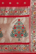 Paithani - Ikat Saree Scarlet Red Paithani - Ikat Saree saree online