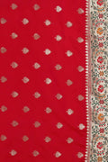 Paithani - Ikat Saree Scarlet Red Paithani - Ikat Saree saree online