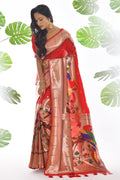 red saree
