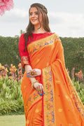 Gold Yellow Paithani Saree
