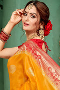 Paithani Saree Gold Yellow Woven Paithani Saree saree online