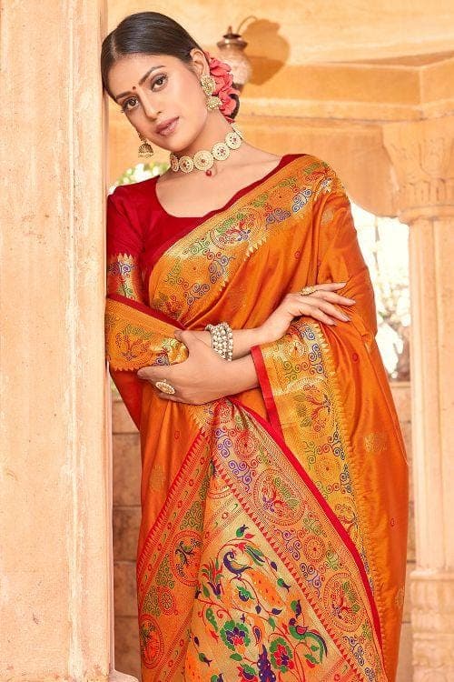 marathi paithani saree