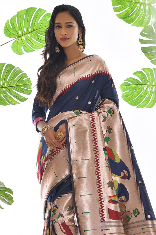 paithani saree blouse design