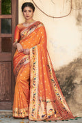 yellow saree