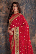 Paithani Saree Paithani Saree In Apple Red saree online