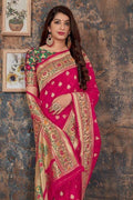 Paithani Saree Paithani Saree In Cerise Pink saree online