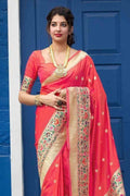 Paithani Saree Paithani Saree In Punch Pink saree online