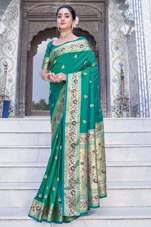 silk saree with blouse