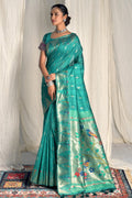 green saree