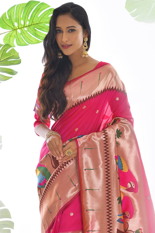 paithani saree blouse design