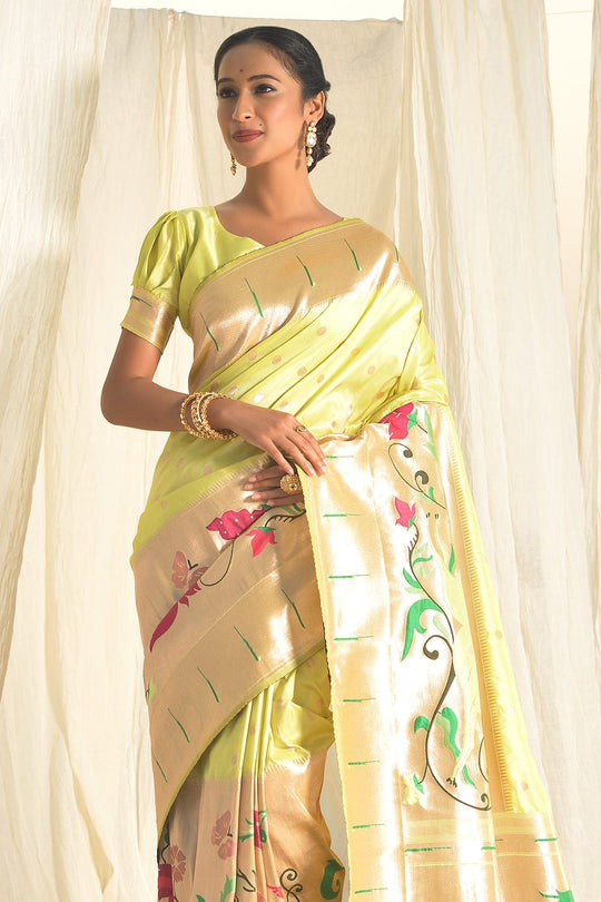 paithani silk saree design