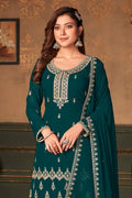 embroideried palazzo suit