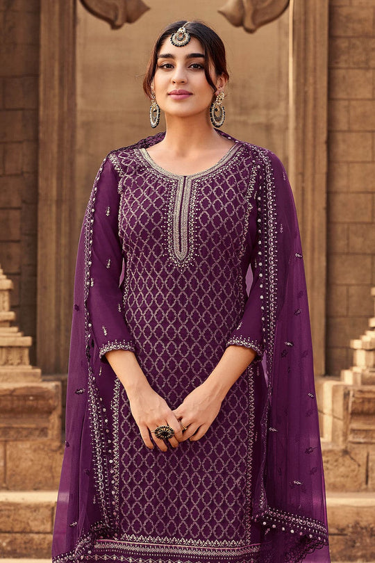 palazzo suit party wear