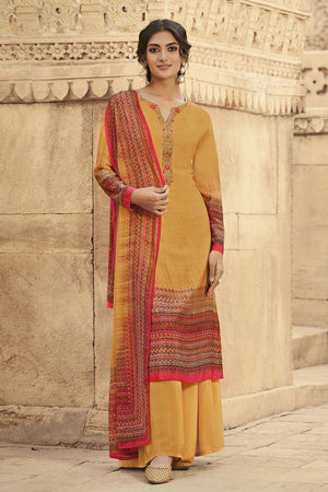 Yellow Palazzo Suit