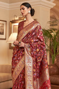 pashmina silk saree