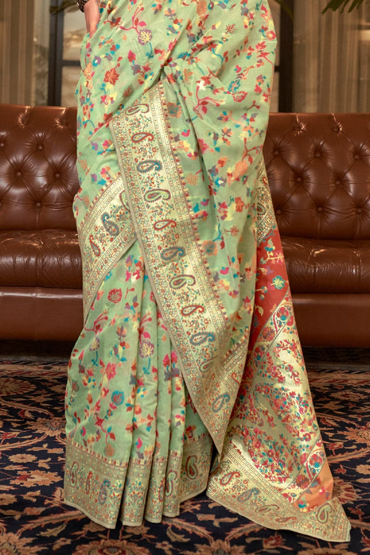 pashmina saree design