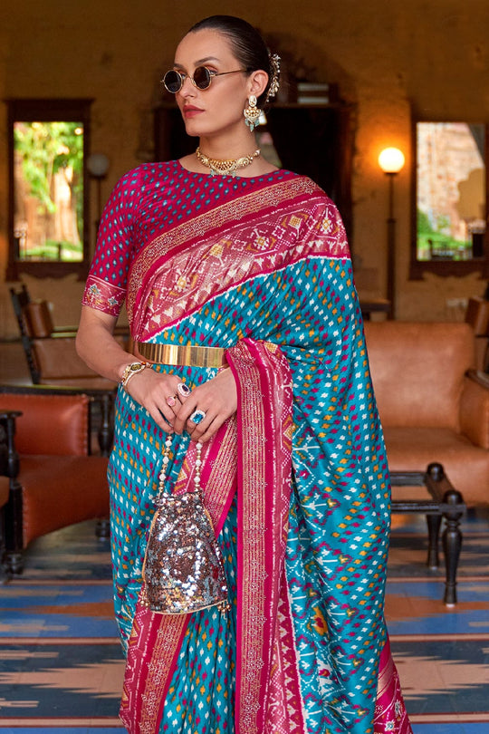 patola silk saree