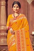 Patola Saree Beautiful Turmeric Yellow  Patola Saree saree online